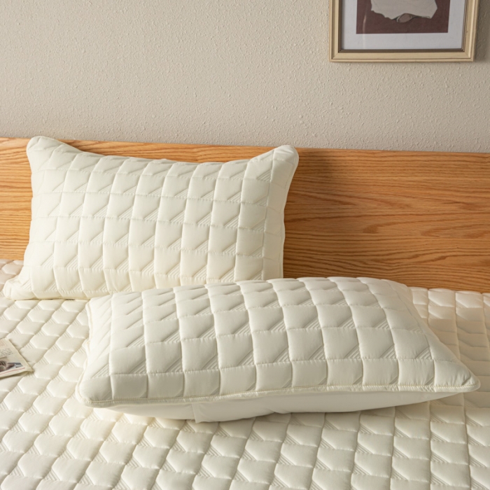 91家纺网 家纺一手货源 找家纺 （总）鑫钰 2023新款菱形格防水床笠