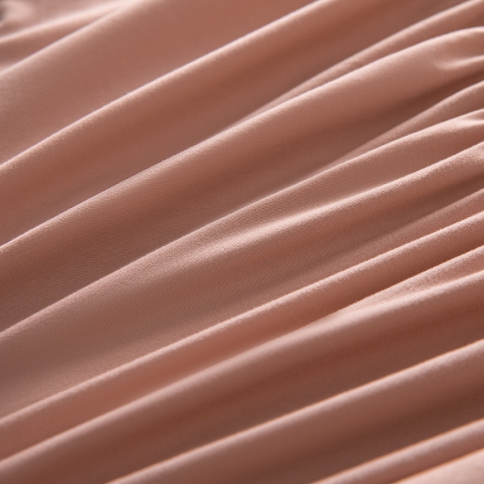 91家纺网 家纺一手货源 找家纺 鑫钰 2023新款菱形格防水床笠 菱形格-豆沙