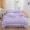 91家纺网 家纺一手货源 找家纺 优宜家 2023新款韩版双层泡泡纱四件套 梦幻紫