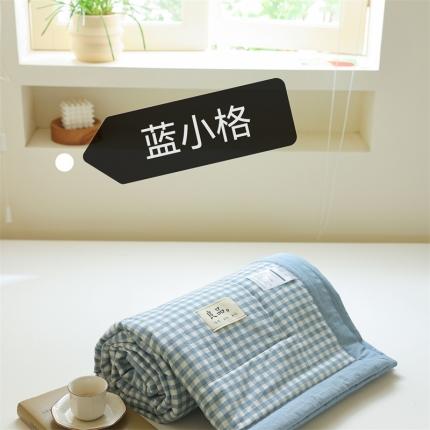 91家纺网 家纺一手货源 找家纺 （总）寐眠 2023新款全棉色织水洗棉夏被四件套被芯夏凉被子