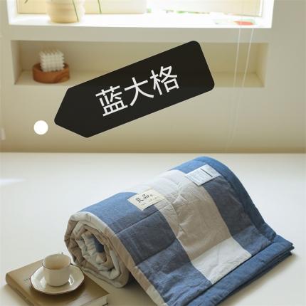 91家纺网 家纺一手货源 找家纺 （总）寐眠 2023新款全棉色织水洗棉夏被四件套被芯夏凉被子