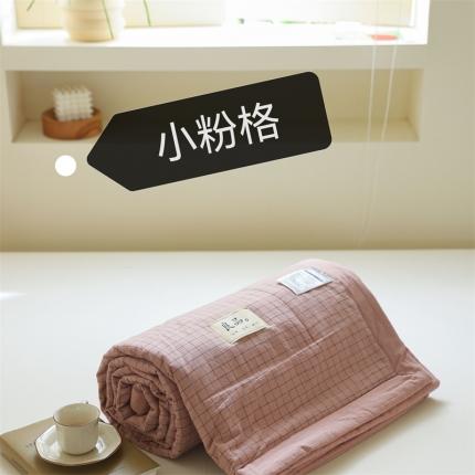 91家纺网 家纺一手货源 找家纺 （总）寐眠 2023新款全棉色织水洗棉夏被四件套被芯夏凉被子