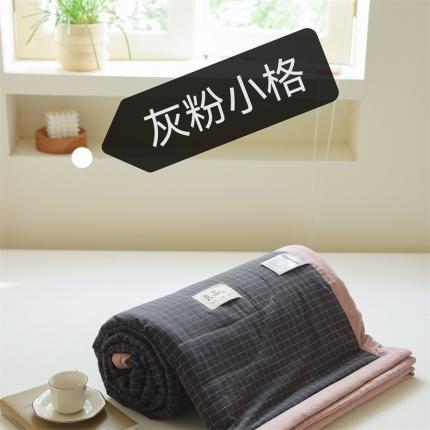 91家纺网 家纺一手货源 找家纺 （总）寐眠 2023新款全棉色织水洗棉夏被四件套被芯夏凉被子