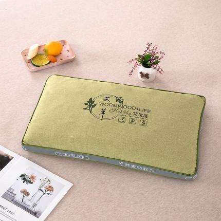 91家纺网 家纺一手货源 找家纺 （总）枕之坊 2023新款艾草荞麦枕 35*60CM