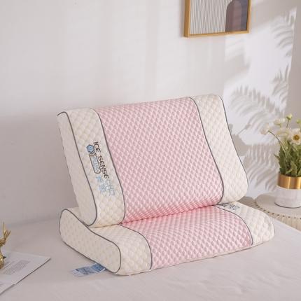 91家纺网 家纺一手货源 找家纺 （总）枕之坊 2023新款冰豆豆凉感乳胶枕 40*60CM