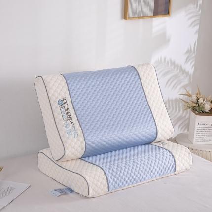 91家纺网 家纺一手货源 找家纺 （总）枕之坊 2023新款冰豆豆凉感乳胶枕 40*60CM