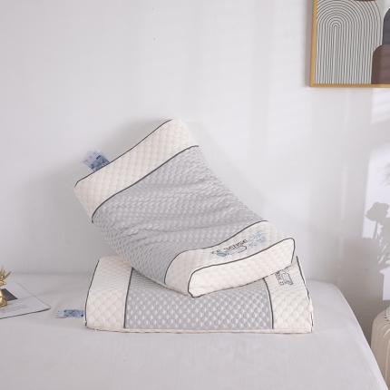 91家纺网 家纺一手货源 找家纺 （总）枕之坊 2023新款冰豆豆凉感乳胶枕 40*60CM