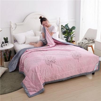 易博 热卖全棉印花夏被 爱心树