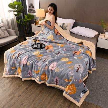 91家纺网 家纺一手货源 找家纺 易博 热卖全棉印花夏被 愿望树