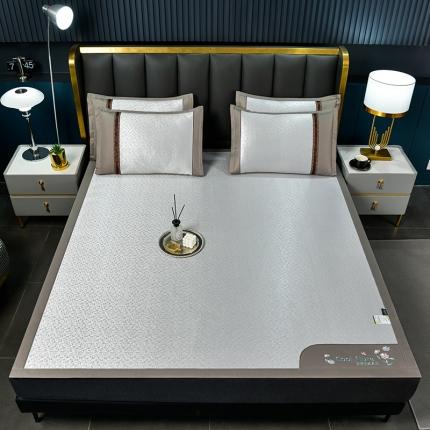 91家纺网 家纺一手货源 找家纺 （总）2023新款超精密凉感冰丝席肌理纹系列-床席款凉席竹席冰藤席