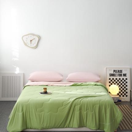 91家纺网 家纺一手货源 找家纺 （总）暖生活 2024新款天山锦凉感丝超柔西瓜凉被瓜瓜被夏被直播