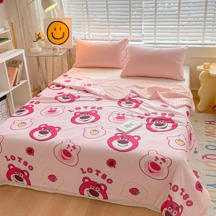 91家纺网 家纺一手货源 找家纺 （总）大彩家居2023凉感丝豆豆被夏被被子夏凉被空调被