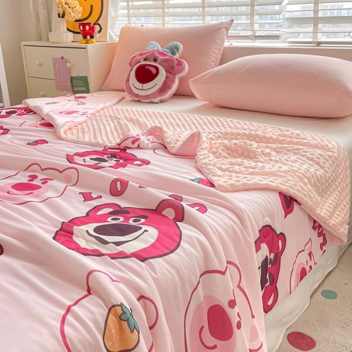 91家纺网 家纺一手货源 找家纺 （总）大彩家居2023凉感丝豆豆被夏被被子夏凉被空调被