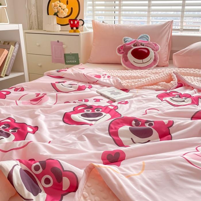 91家纺网 家纺一手货源 找家纺 （总）大彩家居2023凉感丝豆豆被夏被被子夏凉被空调被