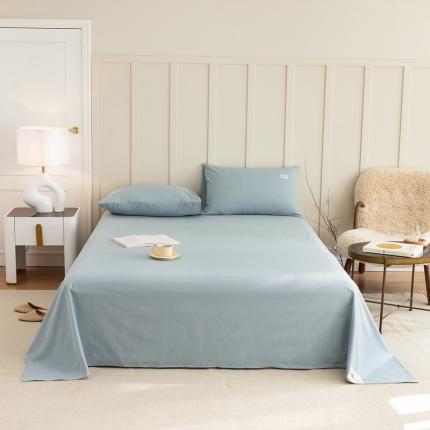 91家纺网 家纺一手货源 找家纺 （总）富瑞阁 2024新款全棉无印色拼系列单件床单