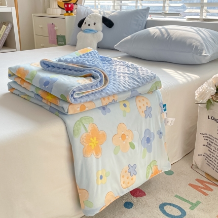 91家纺网 家纺一手货源 找家纺 （总）大彩家居2023凉感丝豆豆被夏被被子夏凉被空调被