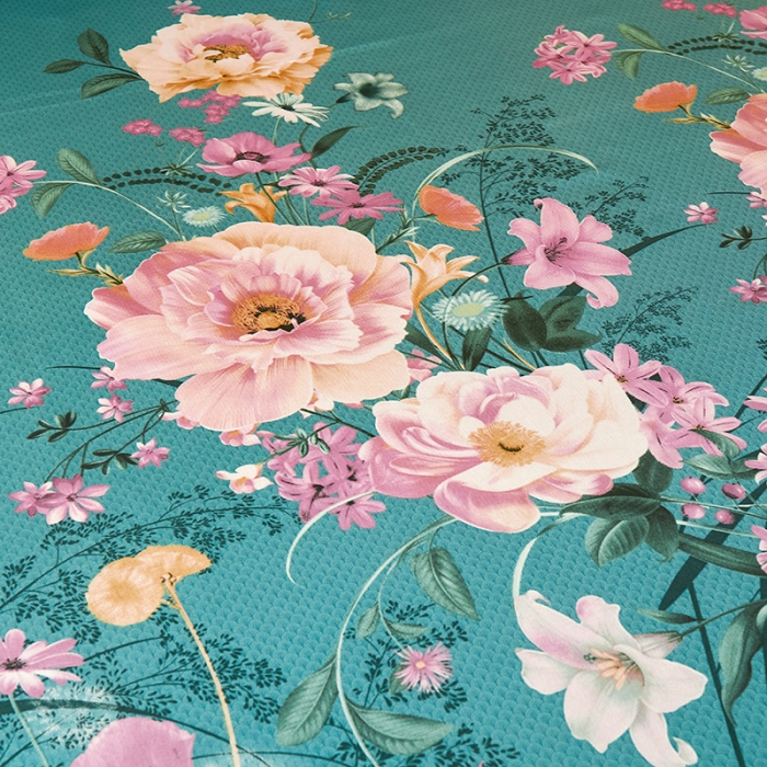 91家纺网 家纺一手货源 找家纺 艾裙海 2025新款冰丝凉席三件套系列-床裙款 花语梦乡