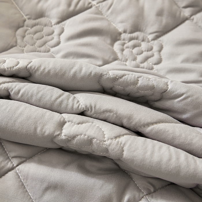 91家纺网 家纺一手货源 找家纺 （总）给笠 2023新款 纯色原棉玉米纤维夹棉床笠