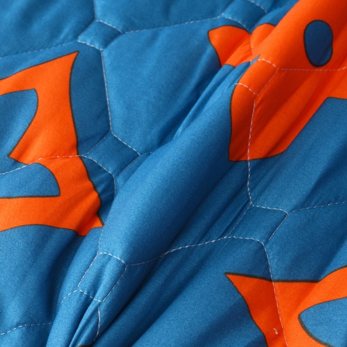 91家纺网 家纺一手货源 找家纺 张先生家纺 2023新款印花大床双面藤席+床垫 蜜橙