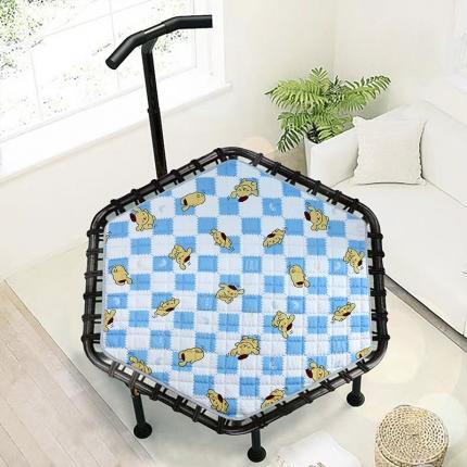 91家纺网 家纺一手货源 找家纺 沁童 2023新款 卡通数码印花儿童六边形围栏垫蹦蹦床垫 可爱小狗