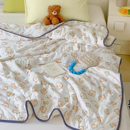 91家纺网 家纺一手货源 找家纺 （总）灰鲸 2025新款 A类针织棉夏被