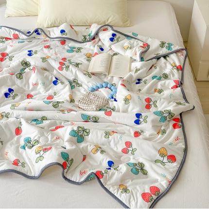 91家纺网 家纺一手货源 找家纺 （总）灰鲸 2025新款 A类针织棉夏被