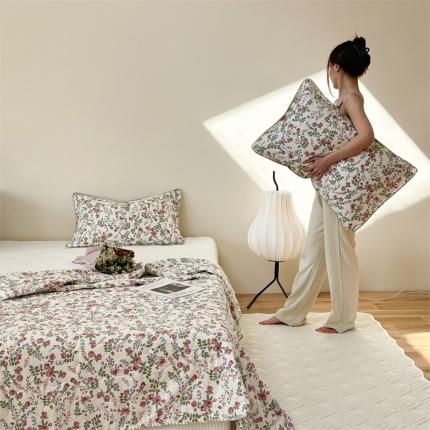 洋铭区  2023双层纱夏被 小玫瑰