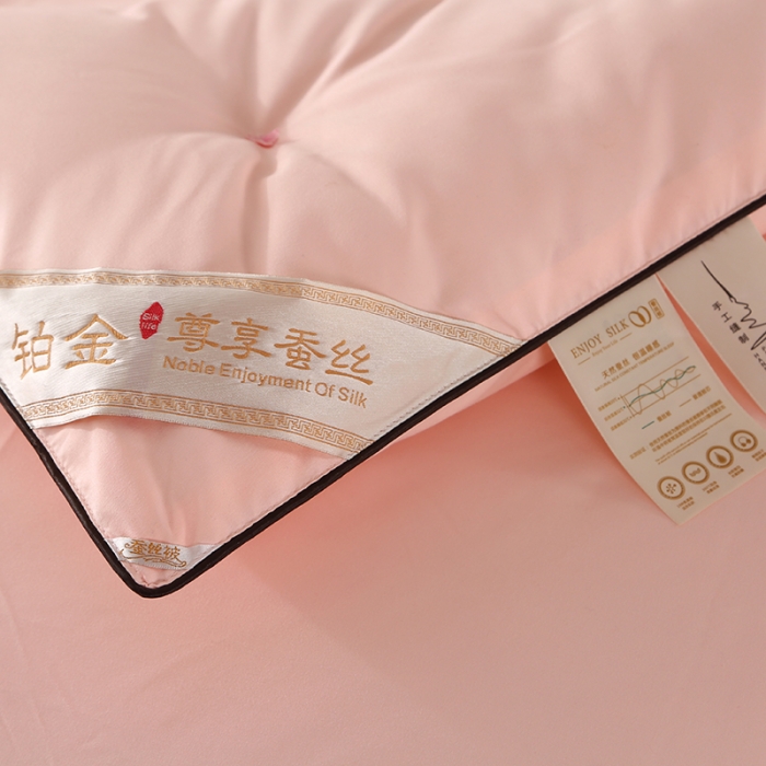 91家纺网 家纺一手货源 找家纺 总美伦美 铂金尊享专版刺绣被子被芯冬被春秋被夏被 手工订花被