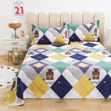 91家纺网 家纺一手货源 找家纺 （总）名优 2023新款全棉13070系列床单