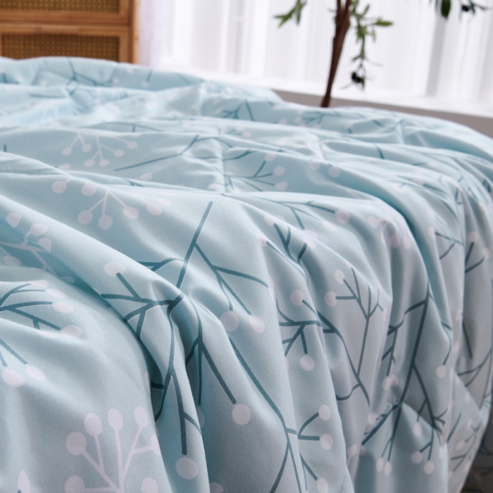 91家纺网 家纺一手货源 找家纺 欧雅搁2025新款水洗棉夏被跑量夏凉被空调被素香场景二