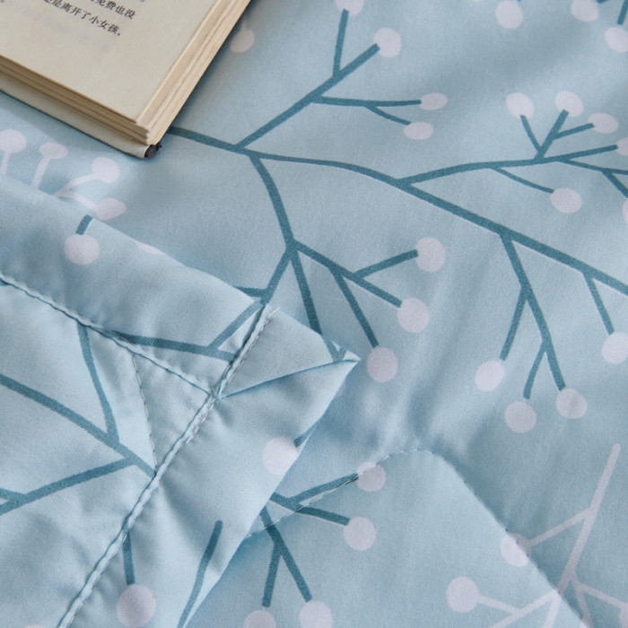 91家纺网 家纺一手货源 找家纺 欧雅搁2025新款水洗棉夏被跑量夏凉被空调被素香场景二