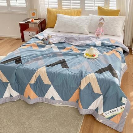 91家纺网 家纺一手货源 找家纺 眠优居 2023新款全棉棉花印花夏被 安道尔