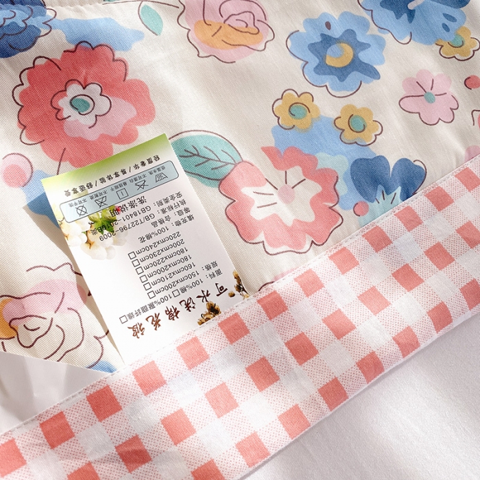 91家纺网 家纺一手货源 找家纺 眠优居 2023新款全棉棉花印花夏被 晨语初听