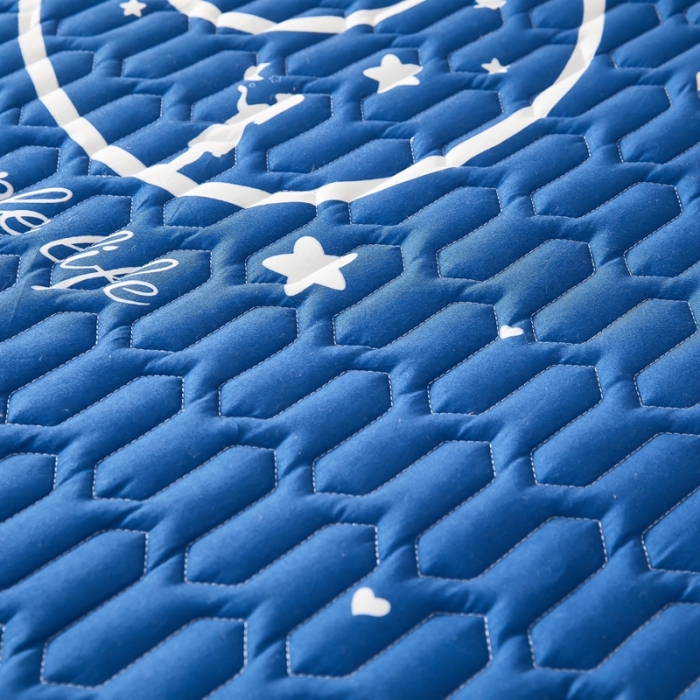 91家纺网 家纺一手货源 找家纺 202直播新款亲肤水洗棉夹棉防水床笠床垫床罩保护罩 晚安