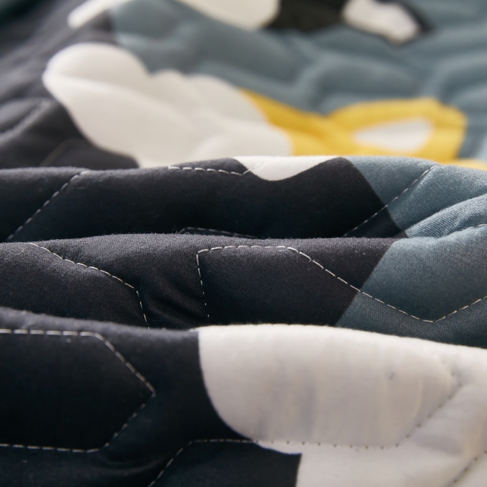 91家纺网 家纺一手货源 找家纺 202直播新款亲肤水洗棉夹棉防水床笠床垫床罩保护罩 嘻哈狗