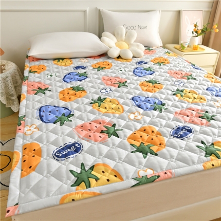 91家纺网 家纺一手货源 找家纺 索弗莱2023 抗菌亲肤四季床褥床垫可水洗机洗床护垫 垫被