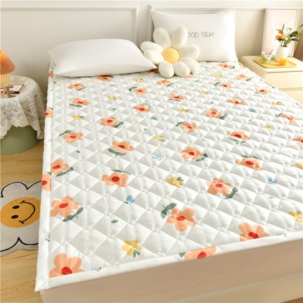 91家纺网 家纺一手货源 找家纺 索弗莱2023 抗菌亲肤四季床褥床垫可水洗机洗床护垫 垫被