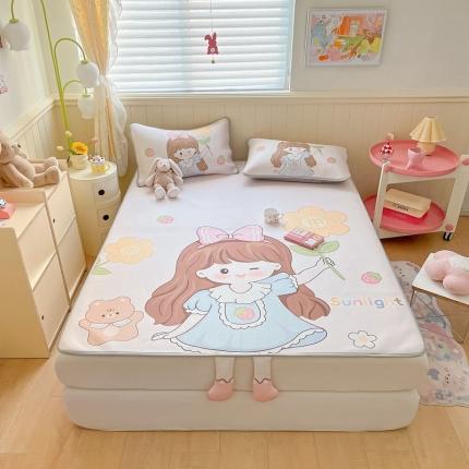 91家纺网 家纺一手货源 找家纺 （总）慕尚 2025新款满天星云感丝工艺席床席款+床笠款