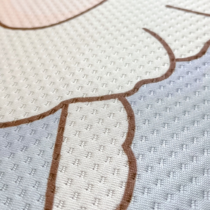 91家纺网 家纺一手货源 找家纺 慕尚 2025新款满天星云感丝工艺席 阳光少女粉（床席款）