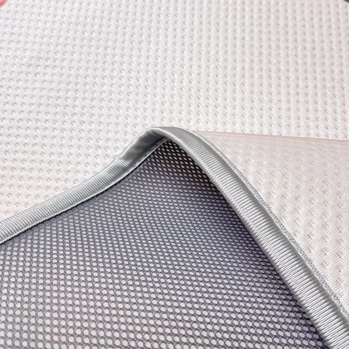 91家纺网 家纺一手货源 找家纺 慕尚 2025新款满天星云感丝工艺席 阳光少女粉（床席款）