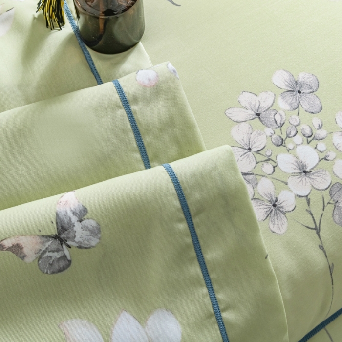 91家纺网 家纺一手货源 找家纺 氧家 2025新款60s莱塞尔天丝四件套 安东尼