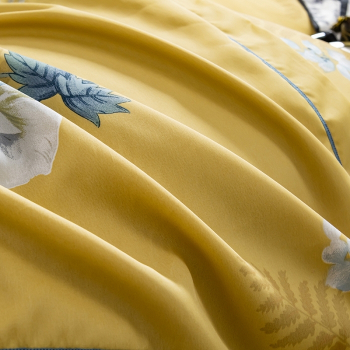 91家纺网 家纺一手货源 找家纺 氧家 2025新款60s莱塞尔天丝四件套 简白