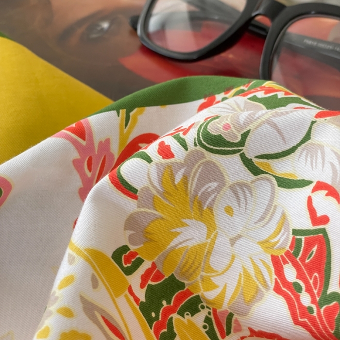 91家纺网 家纺一手货源 找家纺 （总）花沐 2023新款 双面全棉纯棉轻奢风平网印花四件套