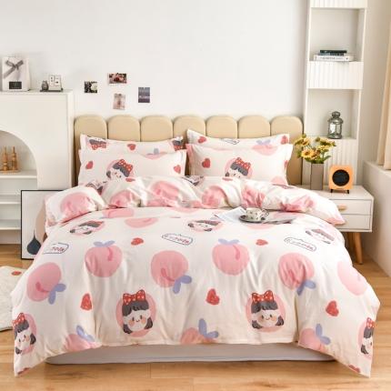 91家纺网 家纺一手货源 找家纺 （总）名优家纺 2023新款13070全棉印花系列床单套件