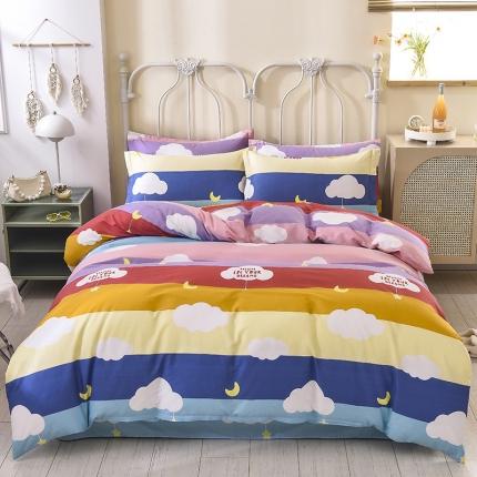 91家纺网 家纺一手货源 找家纺 （总）名优家纺 2023新款13070全棉印花系列床单套件