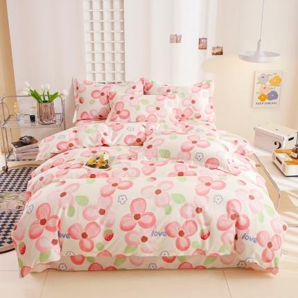 91家纺网 家纺一手货源 找家纺 （总）名优家纺 2023新款13070全棉印花系列床单套件