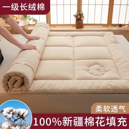 总 100%新疆棉花全棉棉花床垫垫被软垫棉絮垫子床褥垫子学生单人垫被