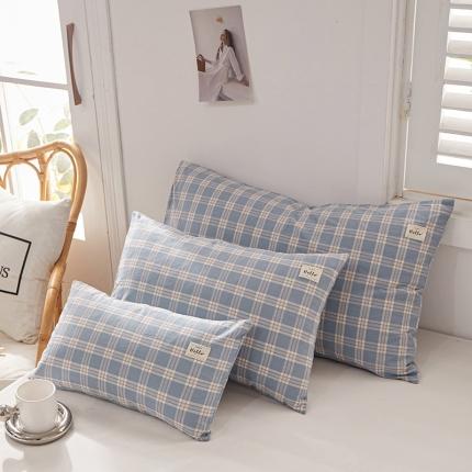 91家纺网 家纺一手货源 找家纺 （总）眠优居 全棉色织水洗棉日系枕套【口袋枕】