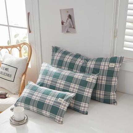 91家纺网 家纺一手货源 找家纺 （总）眠优居 全棉色织水洗棉日系枕套【口袋枕】