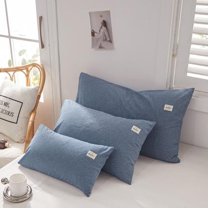 91家纺网 家纺一手货源 找家纺 （总）眠优居 全棉色织水洗棉日系枕套【口袋枕】